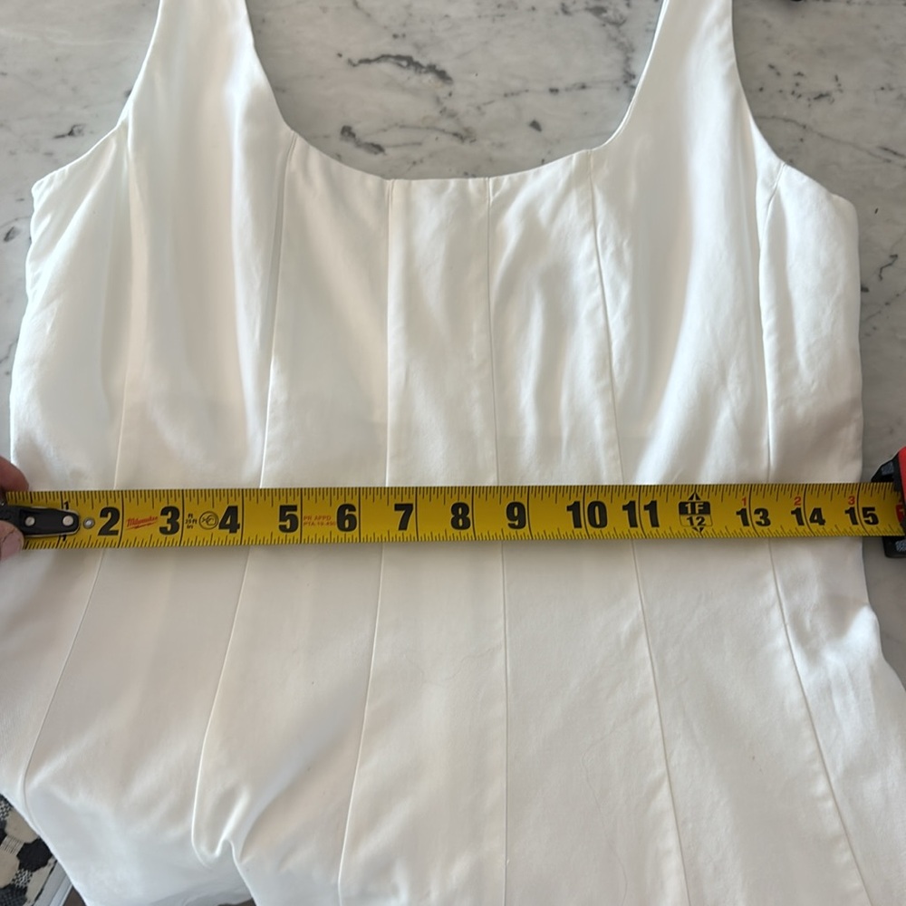 Banana Republic White Fit and Flare Dress - Picture 9 of 9